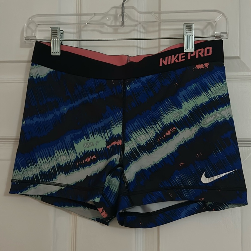 Nike pro patterned running spanx